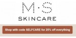 M.S SKINCARE discount code