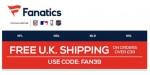 Fanatics UK discount code