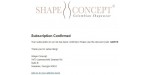 Shape Concept discount code